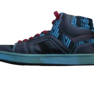 Blue High Top Skate Shoes Fits Boys Size 7